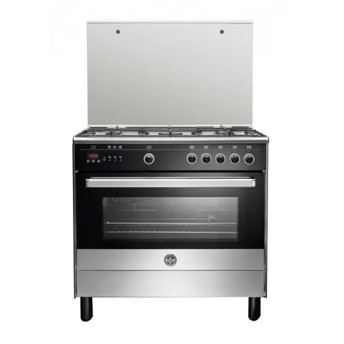 LA GERMANIA Cooker 90 x 60 - 5 Gas Burner Stainless x Black 9M10G4A1X4AWW