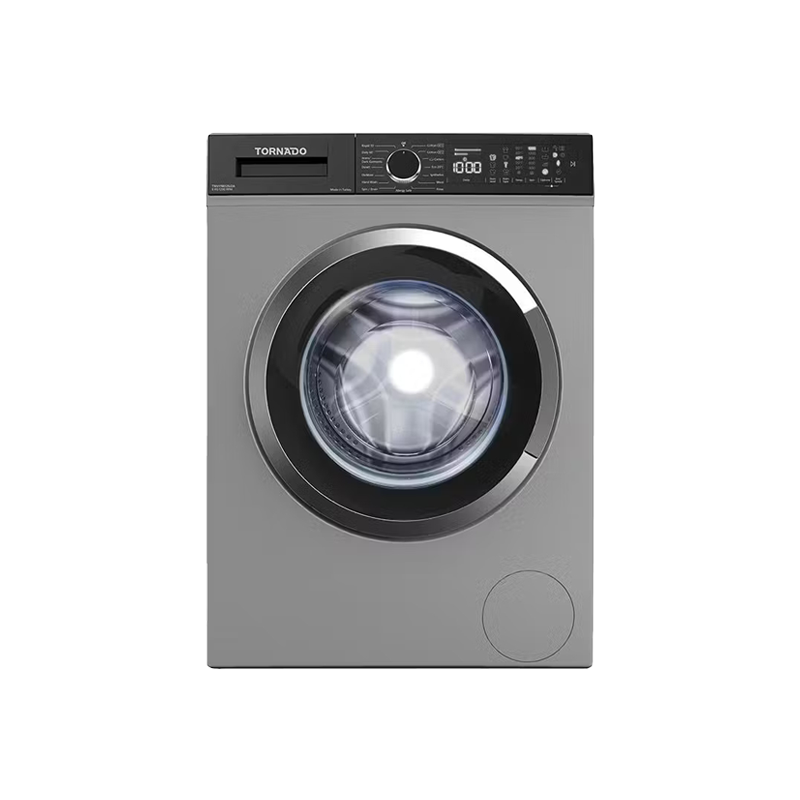 TORNADO Washing Machine Fully Automatic 8 Kg Silver TWV-FN812SLOA