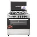 Imperial P6-6085-SS-P-ILMFYT Stainless Steel Cooker, 6 Burners, 60×85 cm - Silver