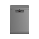 Beko dishwasher 5 programs 14 persons 60 cm - silver - led - half load + hygiene intense + steam gloss