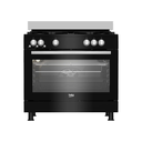 Beko gas stove, 5 burners - full safety - black, 90 cm - cooling fan - cooking fan - cast iron holders 7721889262