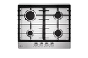LG Built-in Hob 60 Cm Gas 4 Burners Cast Iron Stainless Steel HU641BBG