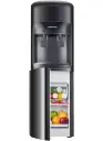Coldair 2-Tap Water Dispenser with Refrigerator (Cold + Hot) - Black - Type AF Black