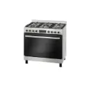 بوتجاز بوش، سلسلة 8، موقد غاز، 5 شعلات، 90 سم، ستانلس ستيل - HIZ5G7W51S