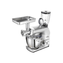 Tornado mixer 1200 watts with a 5 liter stainless steel bowl, a 1.5 liter glass blender and a meat grinder TKM-1200MBS