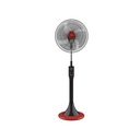 TORNADO Stand Fan 18 Inch 4 Blades Black x Red TSF-18MB